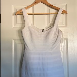 White bandage dress